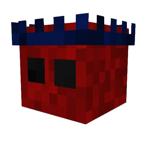 clemince Minecraft avatar head, 3D render
