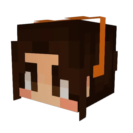 clemsgrove Minecraft avatar head, 3D render