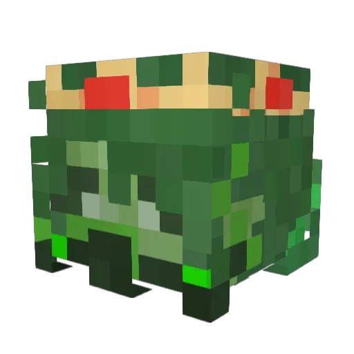 clemsywem Minecraft avatar head, 3D render