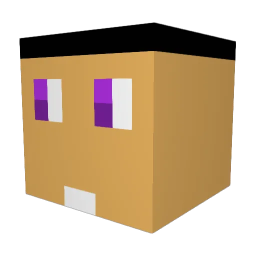 cleniz Minecraft avatar head, 3D render