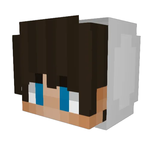 clentpvp Minecraft avatar head, 3D render