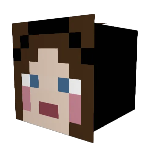 clepp9 Minecraft avatar head, 3D render