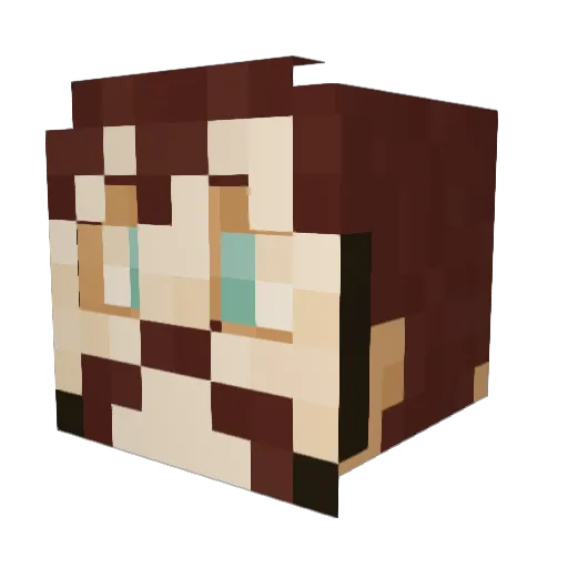 clerks94 Minecraft avatar head, 3D render