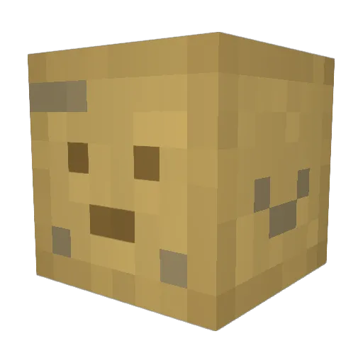 cless_kuma Minecraft avatar head, 3D render