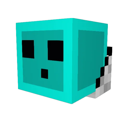 cleverjosh Minecraft avatar head, 3D render