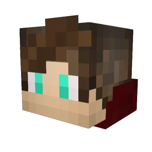 clf232 Minecraft avatar head, 3D render