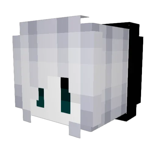 cli707 Minecraft avatar head, 3D render