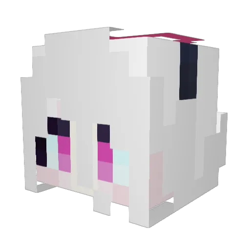 clickclick123 Minecraft avatar head, 3D render