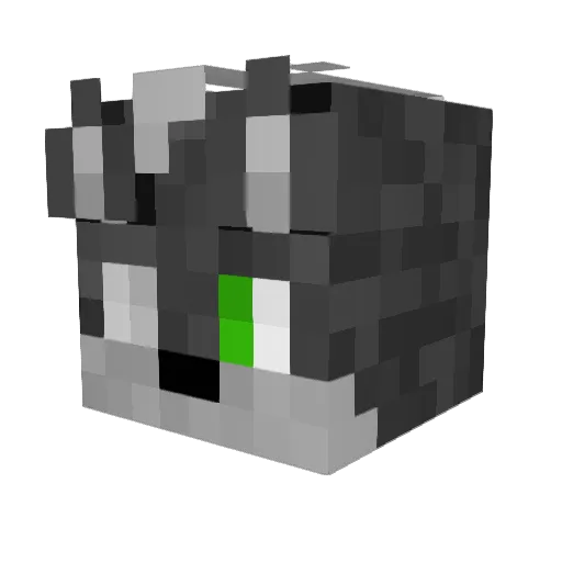 cliffhall Minecraft avatar head, 3D render