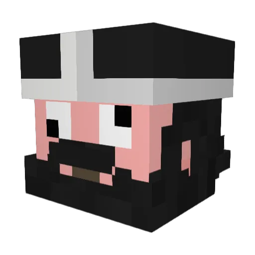 cliffie999 Minecraft avatar head, 3D render