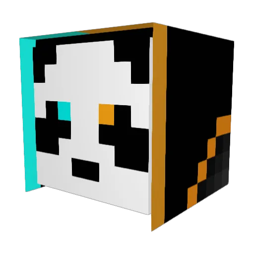 climber777 Minecraft avatar head, 3D render