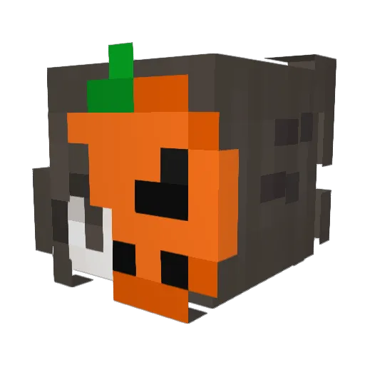 clingea Minecraft avatar head, 3D render