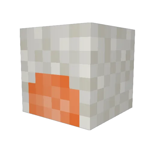 clinger111 Minecraft avatar head, 3D render