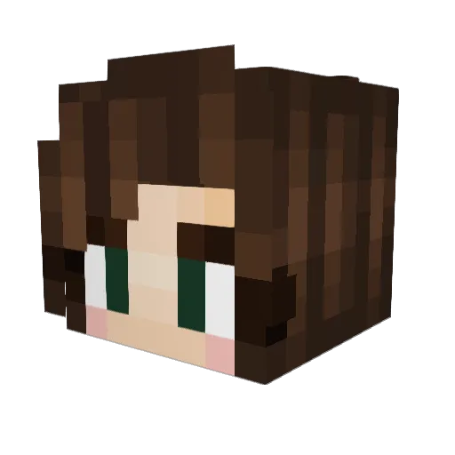 clint205 Minecraft avatar head, 3D render