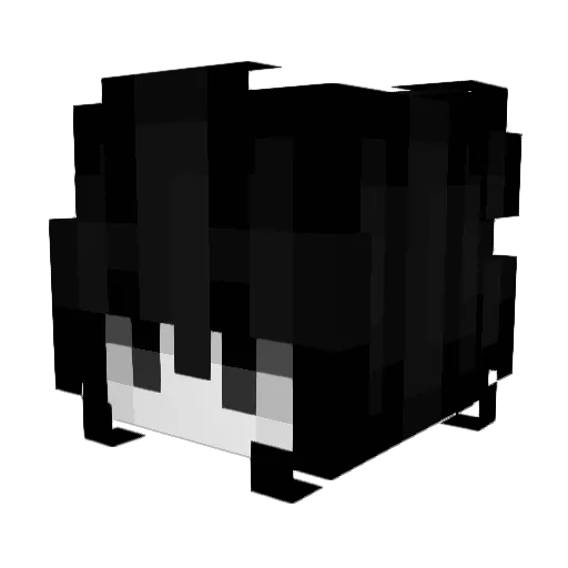 cliveborker Minecraft avatar head, 3D render