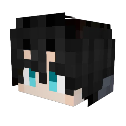 clm_zlm Minecraft avatar head, 3D render
