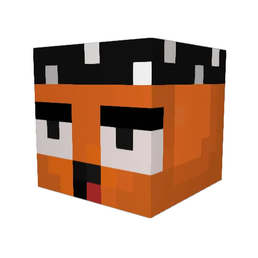 clo442 Minecraft avatar head, 3D render