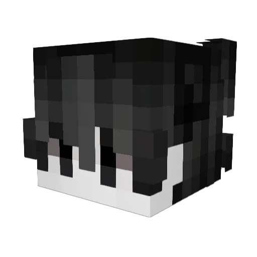 cloakzyy Minecraft avatar head, 3D render