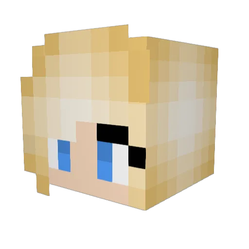clockstopper22 Minecraft avatar head, 3D render