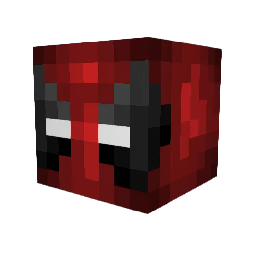 cloera Minecraft avatar head, 3D render