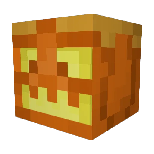 clomp Minecraft avatar head, 3D render