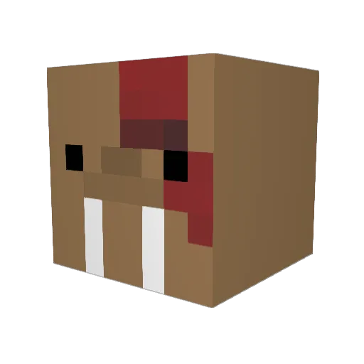 clonesith1234 Minecraft avatar head, 3D render