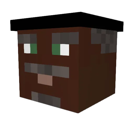clonetrooperca Minecraft avatar head, 3D render