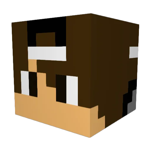 clong311 Minecraft avatar head, 3D render