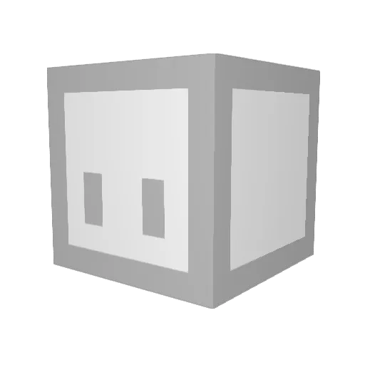 cloocl Minecraft avatar head, 3D render