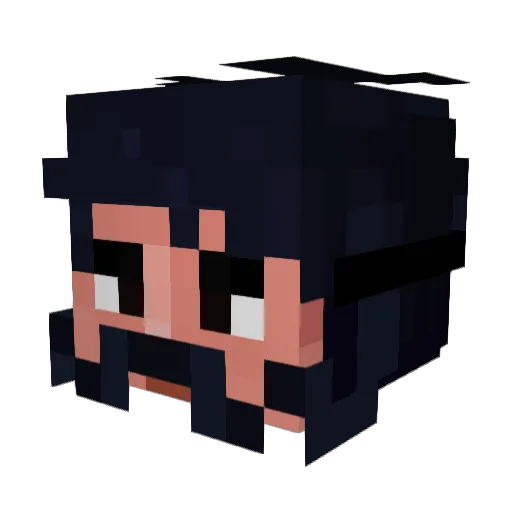 clop4 Minecraft avatar head, 3D render