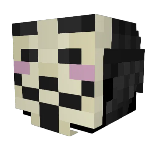 closecafe Minecraft avatar head, 3D render