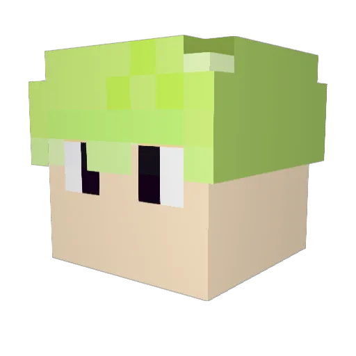 closs8440 Minecraft avatar head, 3D render