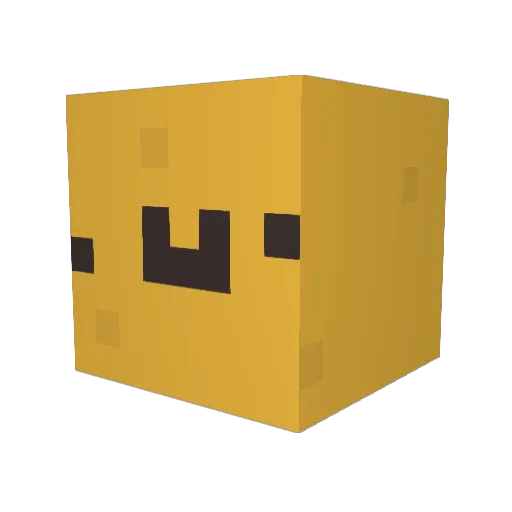 cloud15 Minecraft avatar head, 3D render