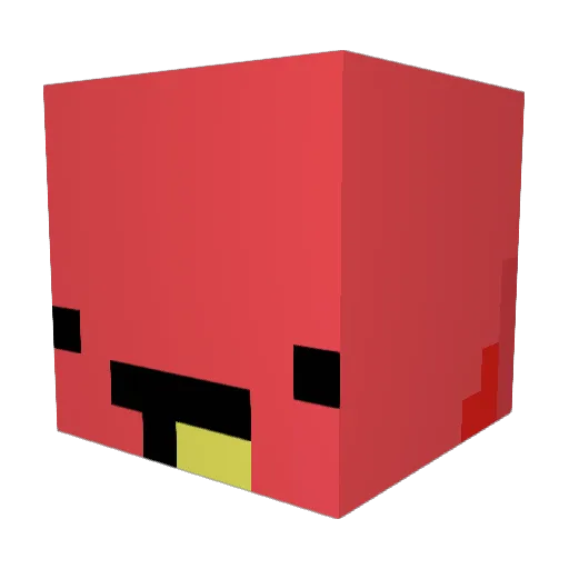 cloud2245 Minecraft avatar head, 3D render