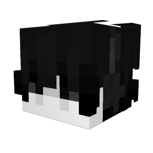 cloud2396 Minecraft avatar head, 3D render