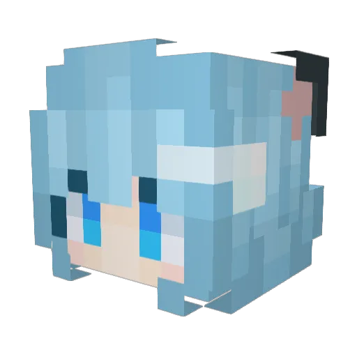 cloud4562 Minecraft avatar head, 3D render