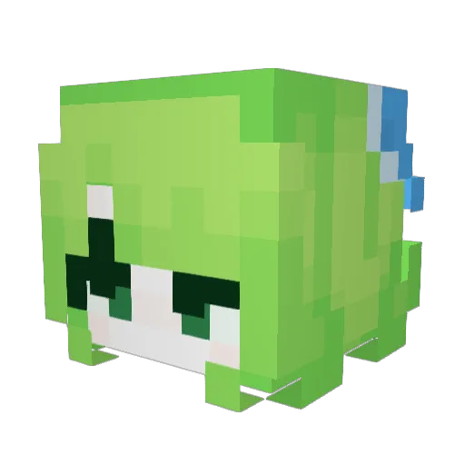 cloud_haetae Minecraft avatar head, 3D render