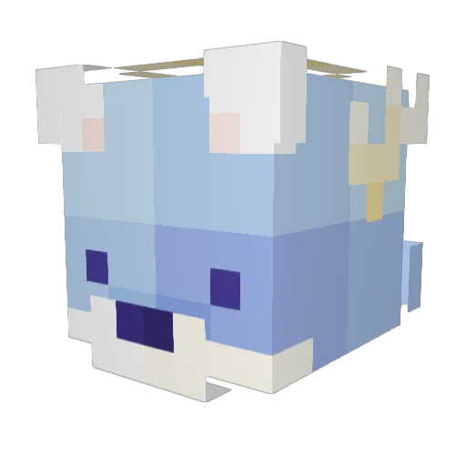 cloudcanvas Minecraft avatar head, 3D render