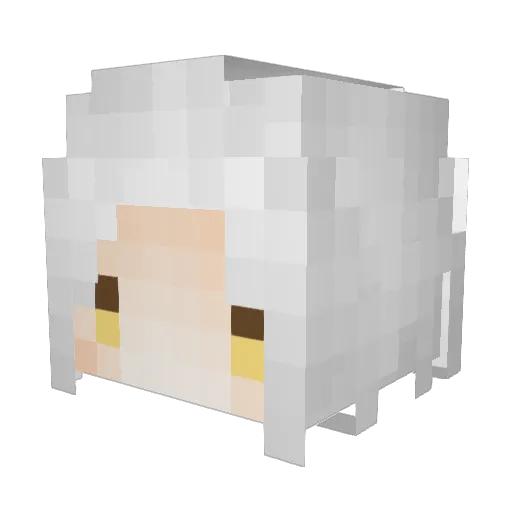 cloudchasing0125 Minecraft avatar head, 3D render