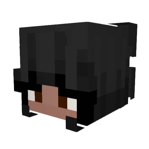 cloudjust4u Minecraft avatar head, 3D render