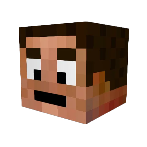 cloudmaster9000 Minecraft avatar head, 3D render