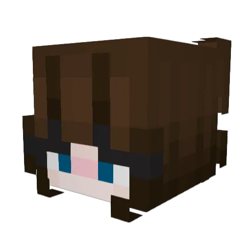 cloudmm Minecraft avatar head, 3D render