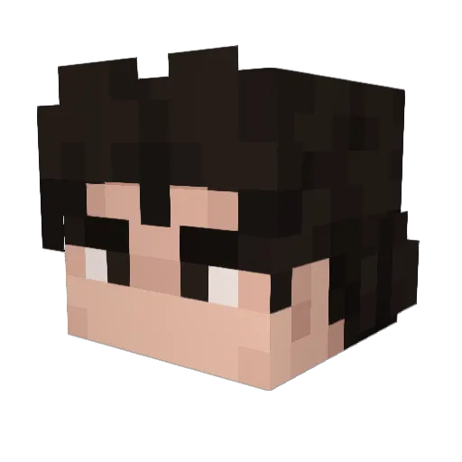 clouds550 Minecraft avatar head, 3D render