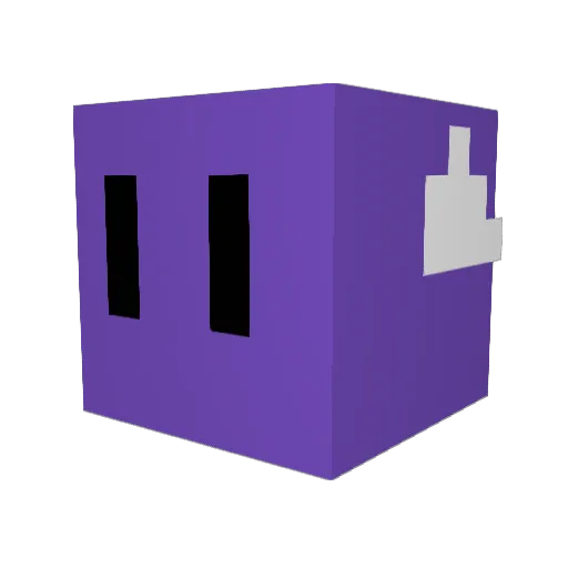 cloudy2134 Minecraft avatar head, 3D render