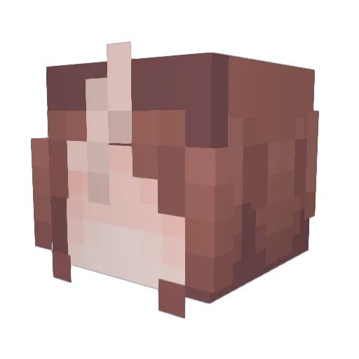 cloudy_confusion Minecraft avatar head, 3D render