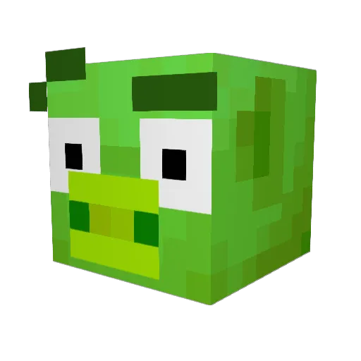 cloudy_exe Minecraft avatar head, 3D render