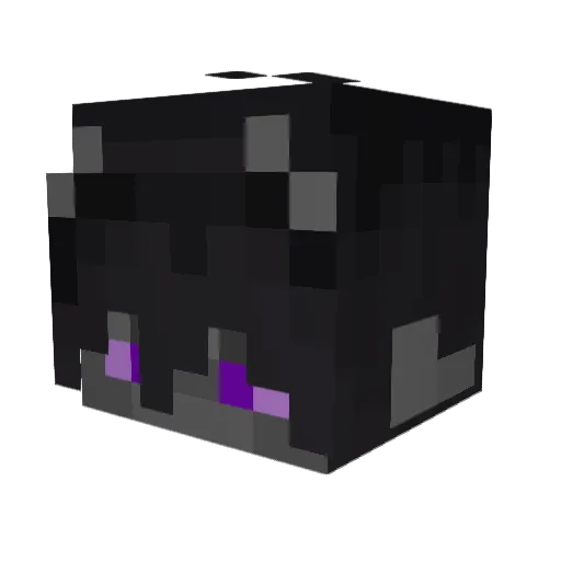 cloudyender Minecraft avatar head, 3D render