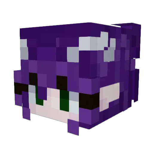 cloudyghxst Minecraft avatar head, 3D render