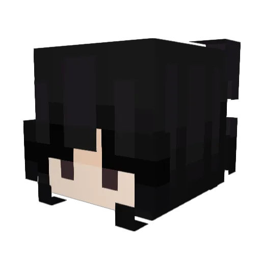 cloudyrat Minecraft avatar head, 3D render