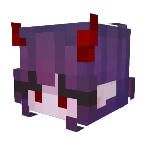 cloudyvvr Minecraft avatar head, 3D render